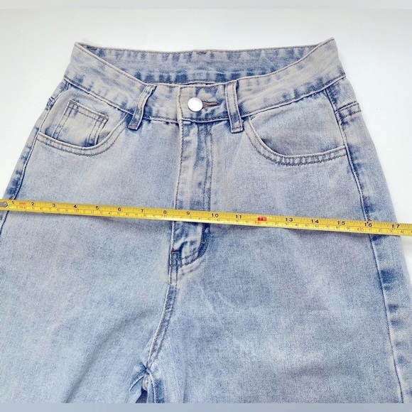 SHEIN Light Blue wide legged Jeans - Size XS - Picture 5 of 11